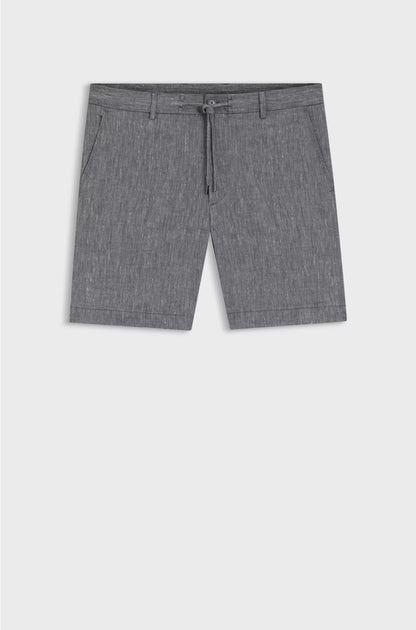 REGULAR-FIT SHORTS IN A LINEN BLEND WITH DRAWCORD