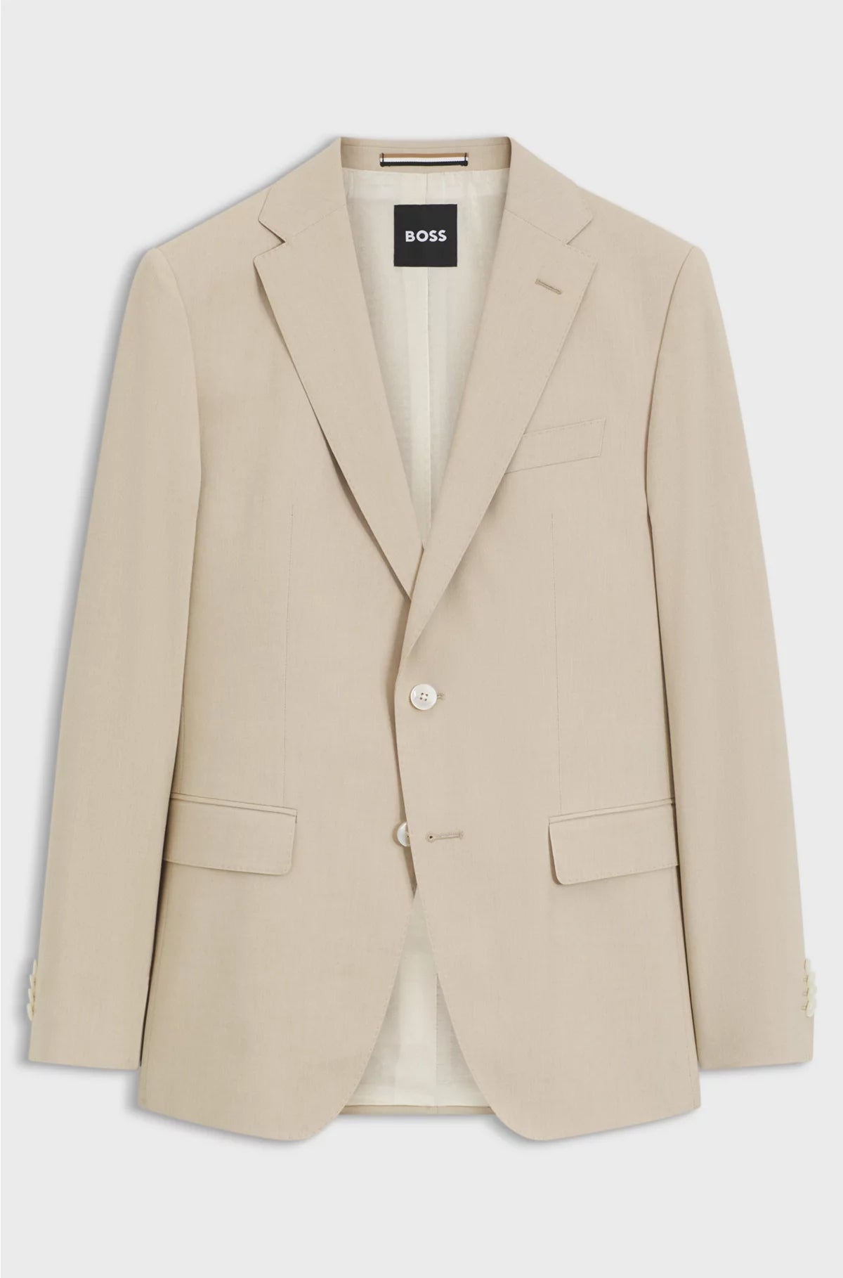 SLIM-FIT BLAZER IN STRETCH CHIFFON