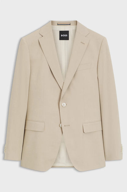 SLIM-FIT BLAZER IN STRETCH CHIFFON