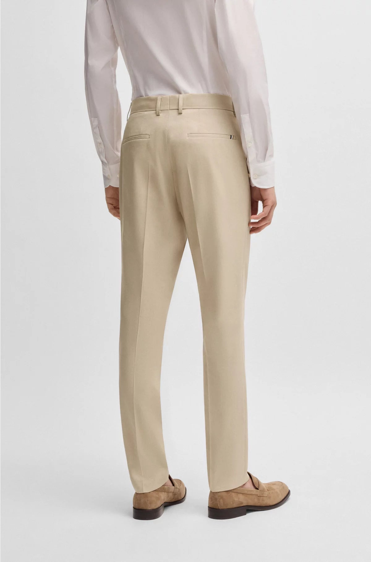 FORMAL TROUSERS IN STRETCH CHIFFON