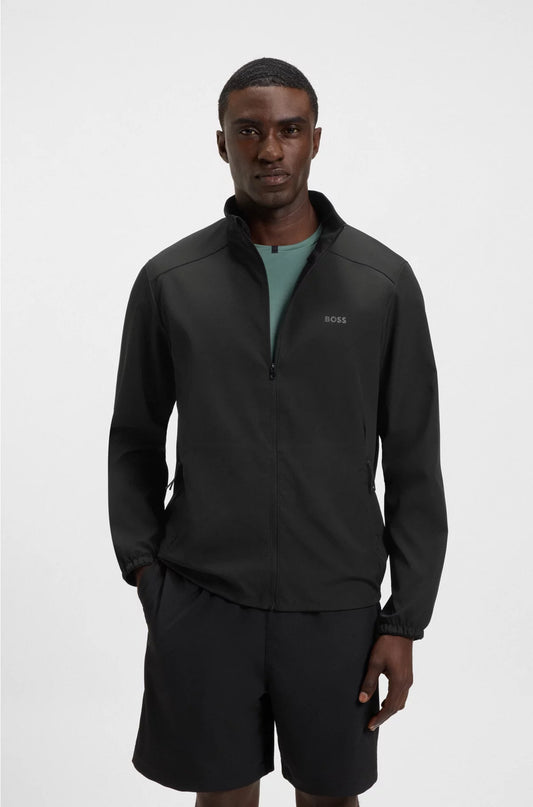 WATER-REPELLENT ZIP-UP JACKET WITH FOUR-WAY STRETCH