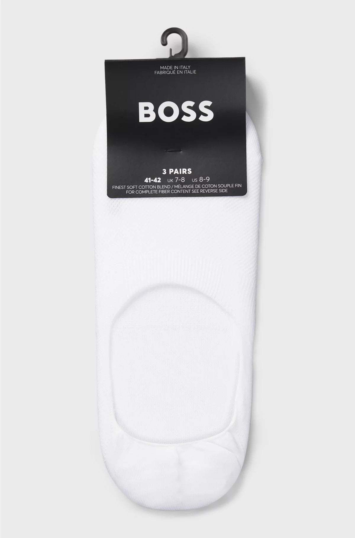 THREE-PACK OF INVISIBLE SOCKS IN A COTTON BLEND