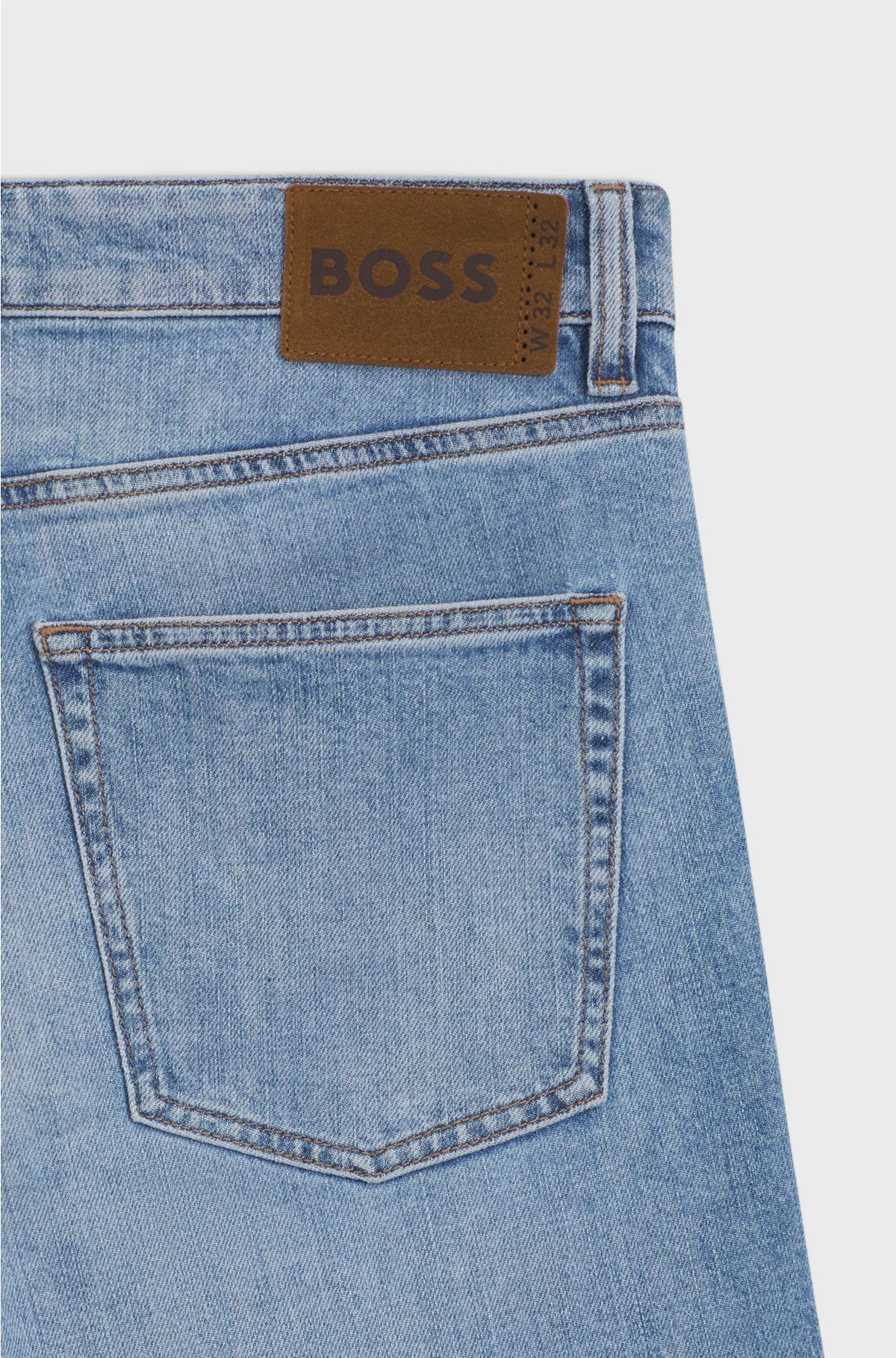 SLIM-FIT JEANS IN BLUE COMFORT-STRETCH DENIM