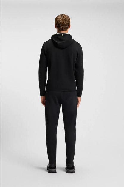 ACTIVE STRETCH-GABARDINE ZIP-UP HOODIE WITH THERMOREGULATING TECHNOLOGY