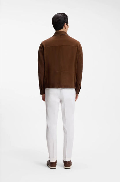 REGULAR-FIT JACKET IN NAPPALAN SUEDE