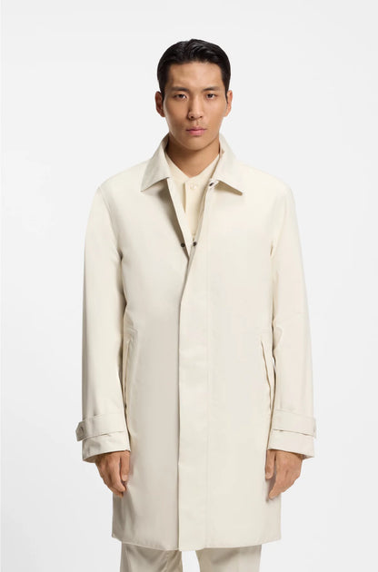 GORE-TEX? WATER-REPELLENT COAT WITH CONCEALED CLOSURE