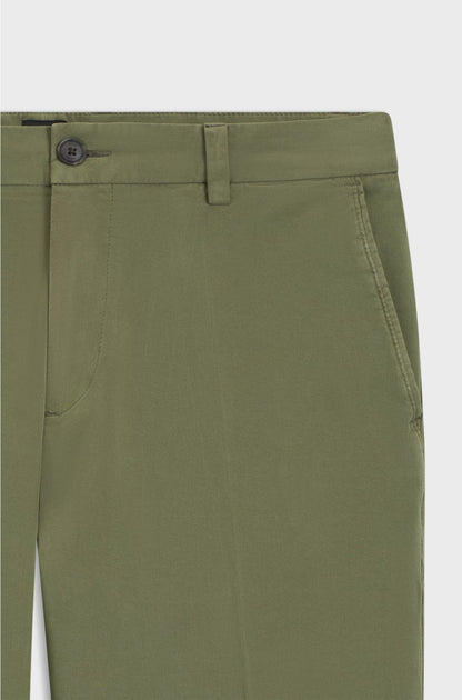 MODERN-FIT TROUSERS IN STRETCH-COTTON GABARDINE