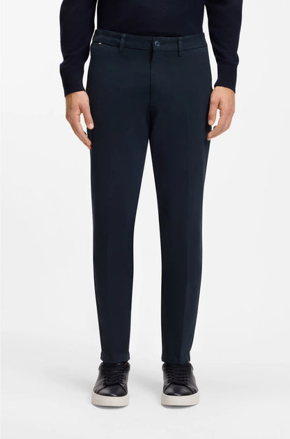 SLIM-FIT TROUSERS IN STRETCH-COTTON GABARDINE