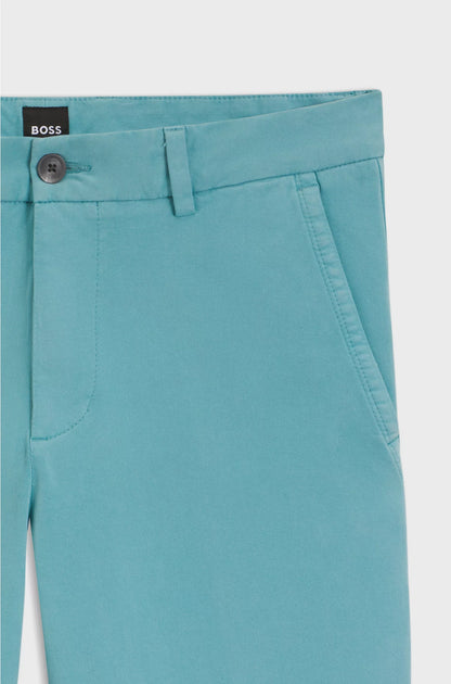 SLIM-FIT TROUSERS IN STRETCH-COTTON GABARDINE