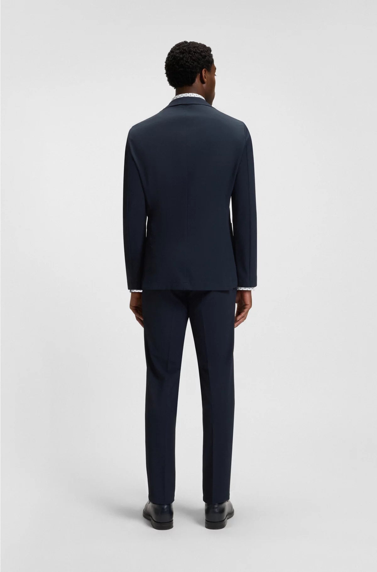 PACKABLE SLIM-FIT BLAZER IN WATER-REPELLENT STRETCH FABRIC