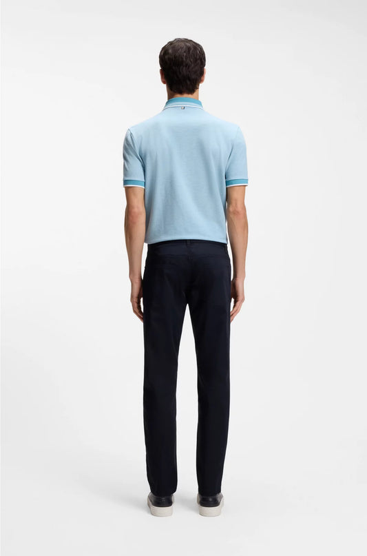 MAINE REGULAR-FIT TROUSERS IN COTTON-BLEND SATIN