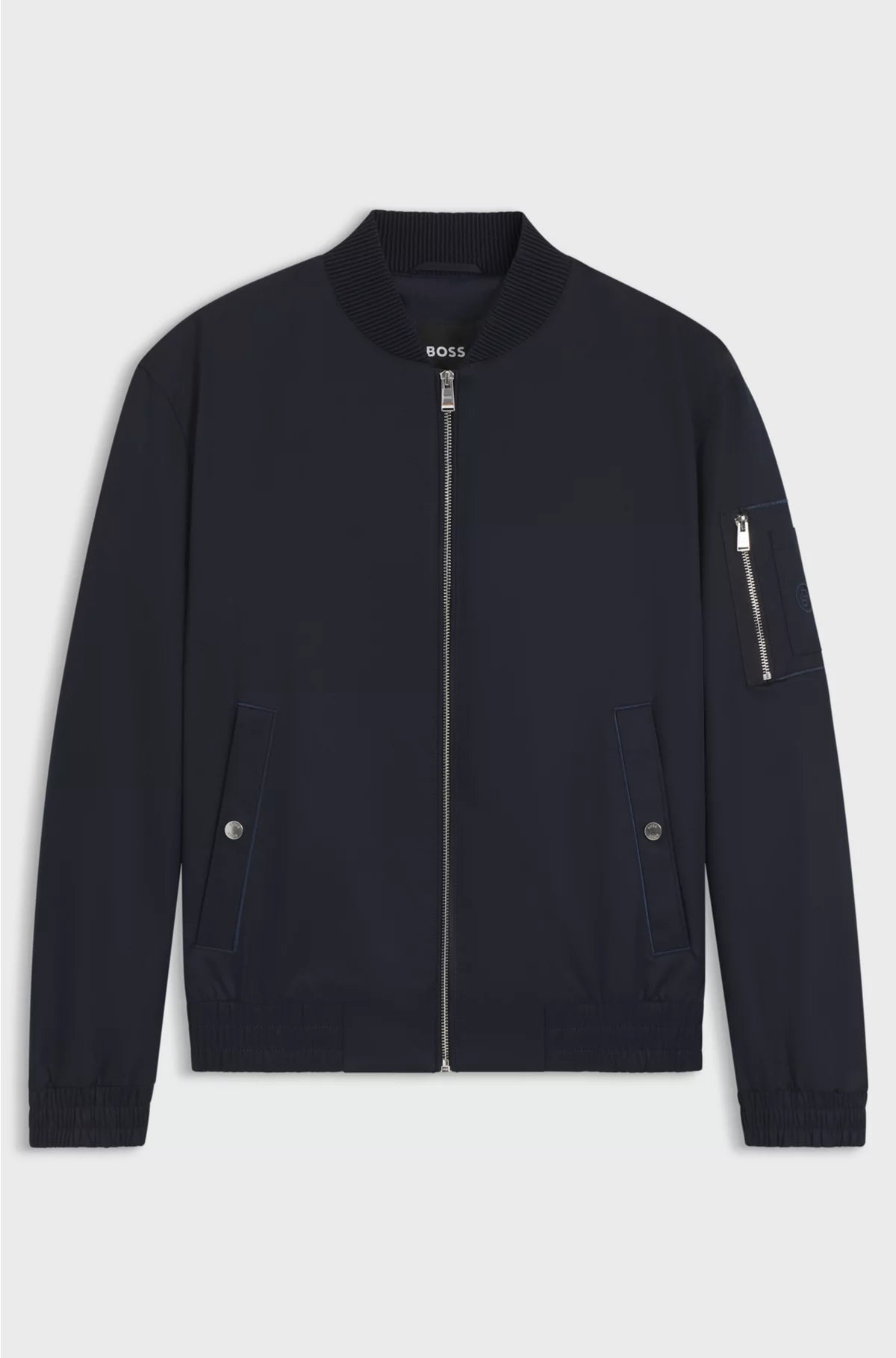 WATER-REPELLENT JACKET WITH DOUBLE B MONOGRAM TRIM