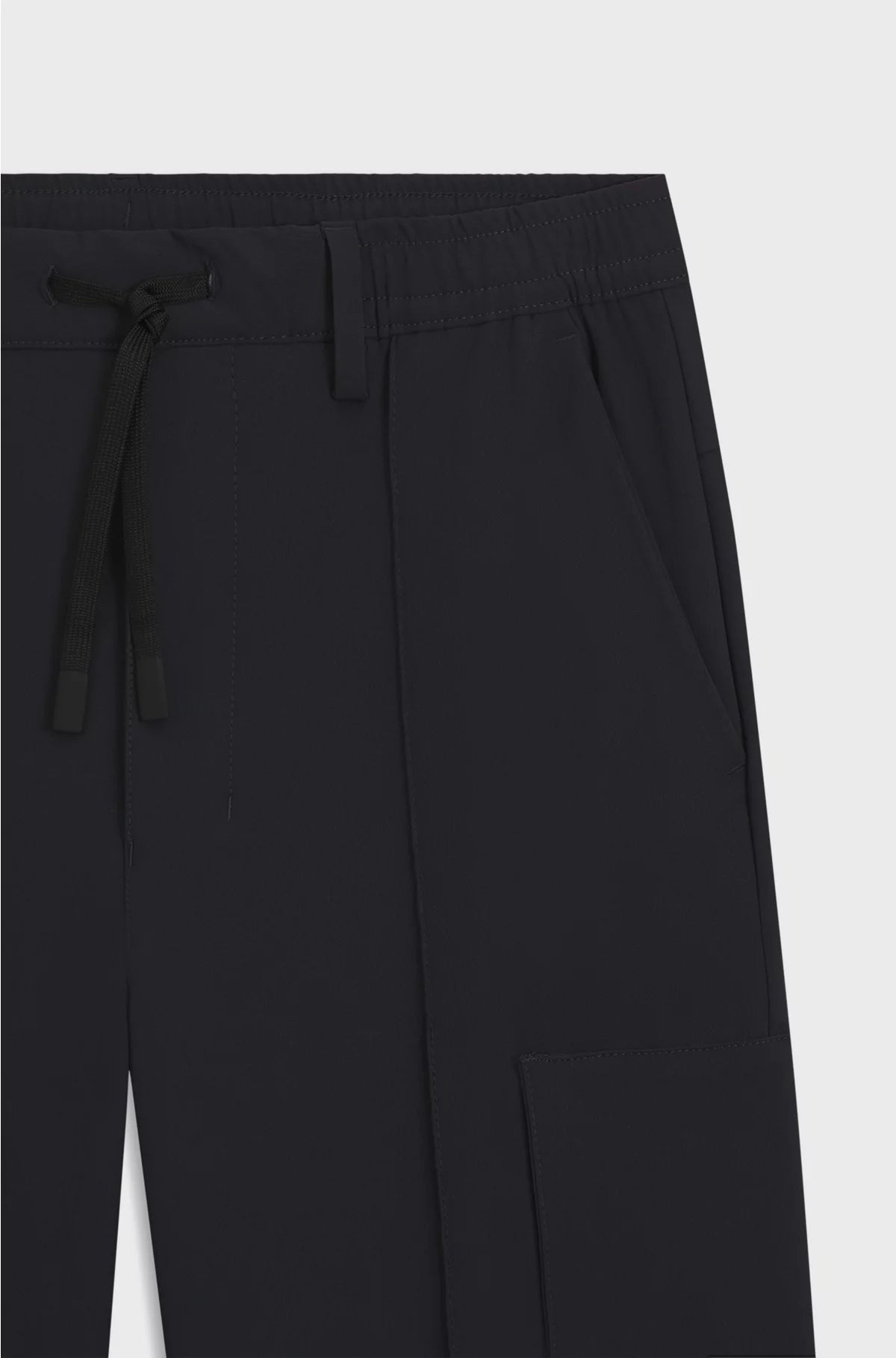 CARGO TROUSERS WITH PINTUCK PLEATS