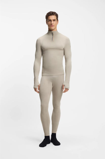 SKI BASE LAYER TROUSERS IN WOOL-BLEND JERSEY