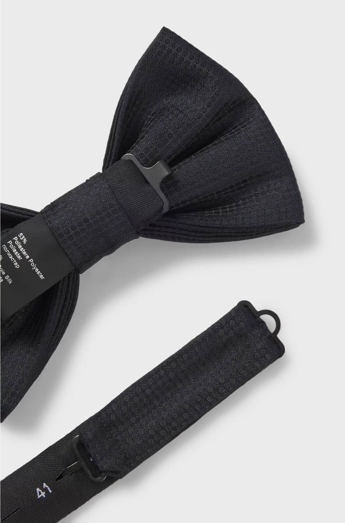 BOW TIE WITH JACQUARD PATTERN