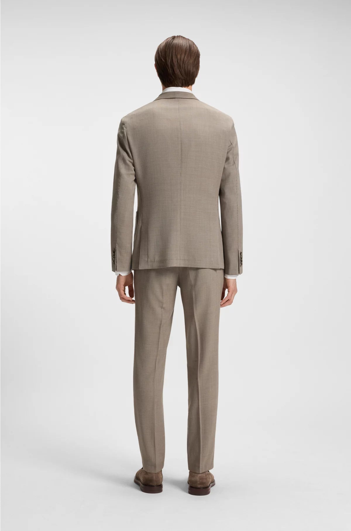 SLIM-FIT BLAZER IN VIRGIN WOOL AND SILK