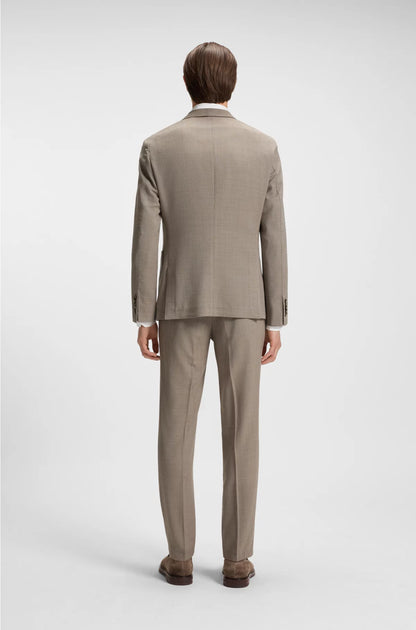 SLIM-FIT BLAZER IN VIRGIN WOOL AND SILK