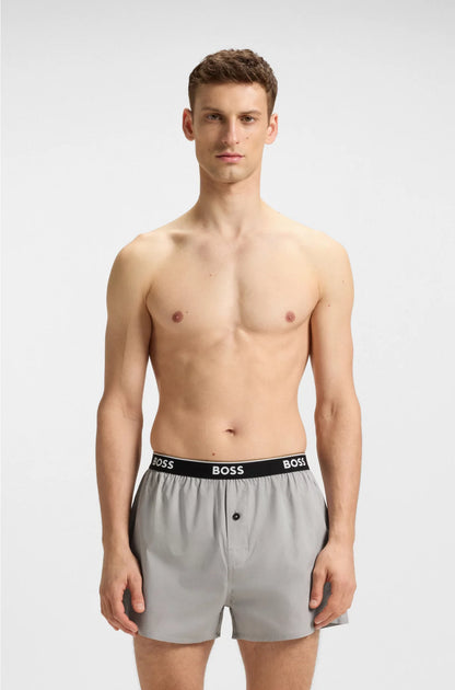 TWO-PACK OF COTTON-POPLIN PYJAMA SHORTS