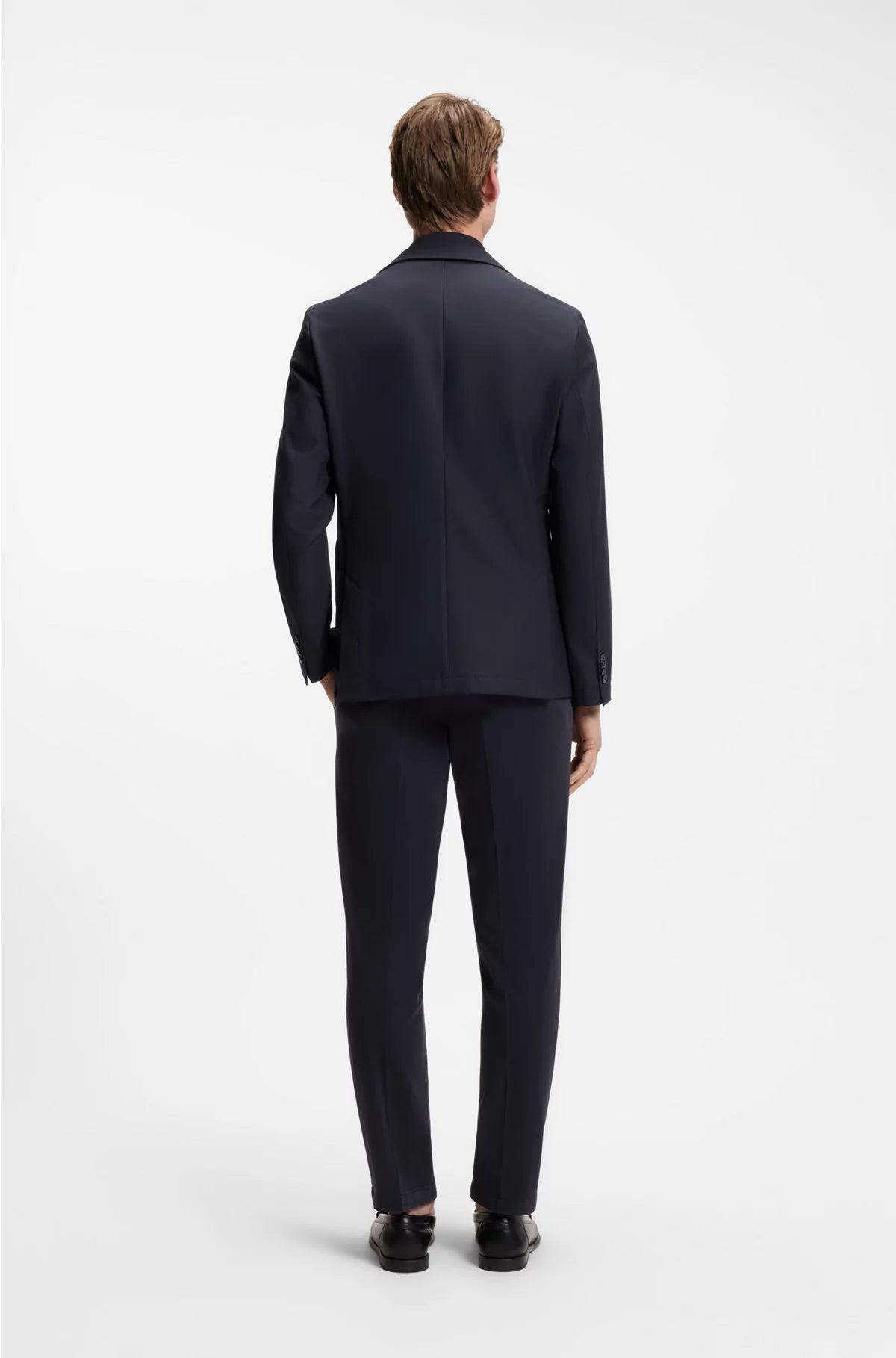 SLIM-FIT JACKET IN MACHINE-WASHABLE STRETCH FABRIC