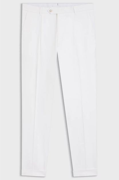 SLIM-FIT TROUSERS IN COMFORT-STRETCH COTTON