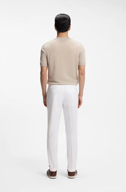 SLIM-FIT TROUSERS IN COMFORT-STRETCH COTTON