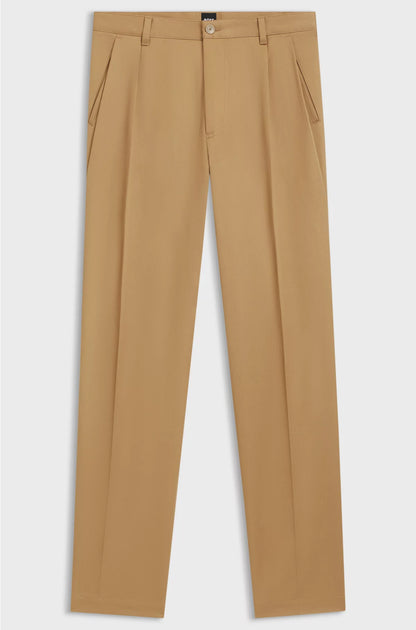 RELAXED-FIT TROUSERS IN COTTON TWILL