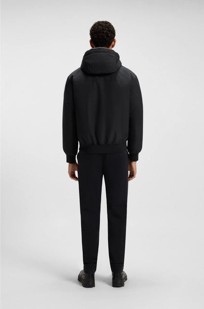 WATER-REPELLENT JACKET WITH CONTRASTING INSERT