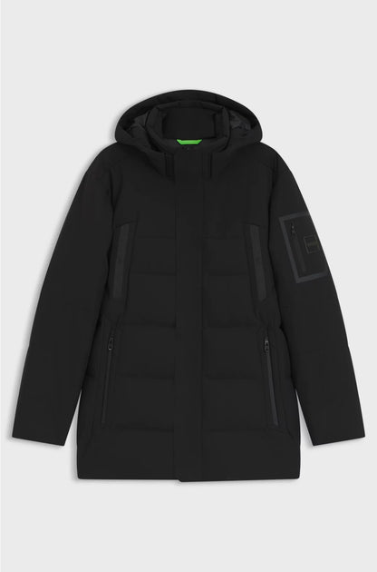 WATER-REPELLENT PARKA JACKET WITH DOWN FILLING