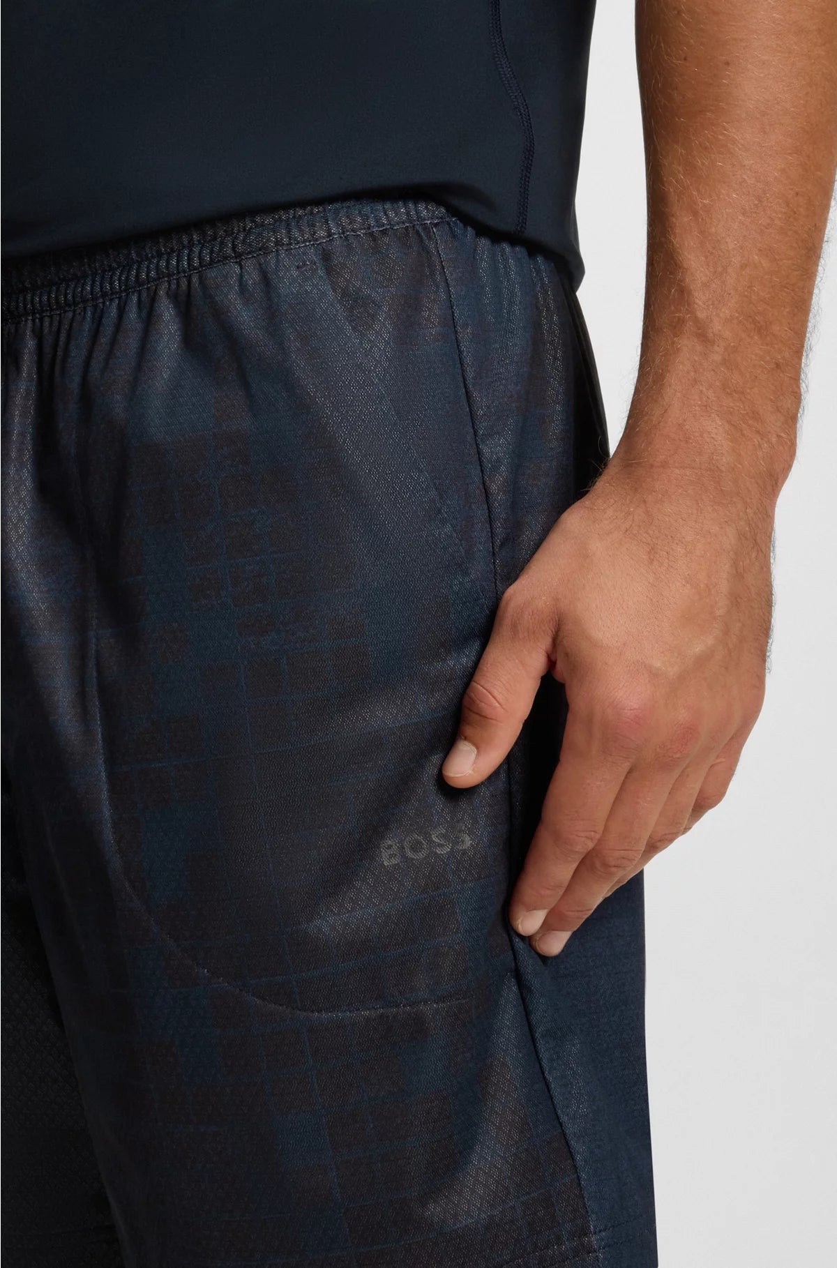 ACTIVE SHORTS WITH ALL-OVER PRINT