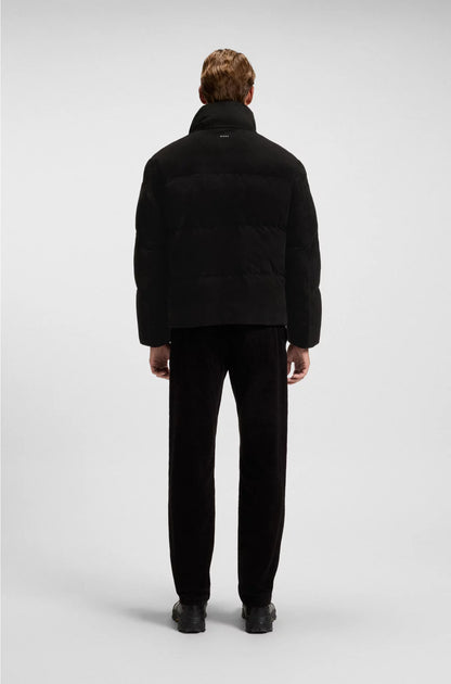 RELAXED-FIT JACKET IN WATERPROOF SUEDE