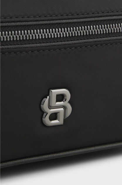 TWILL WASHBAG WITH DOUBLE B MONOGRAM HARDWARE