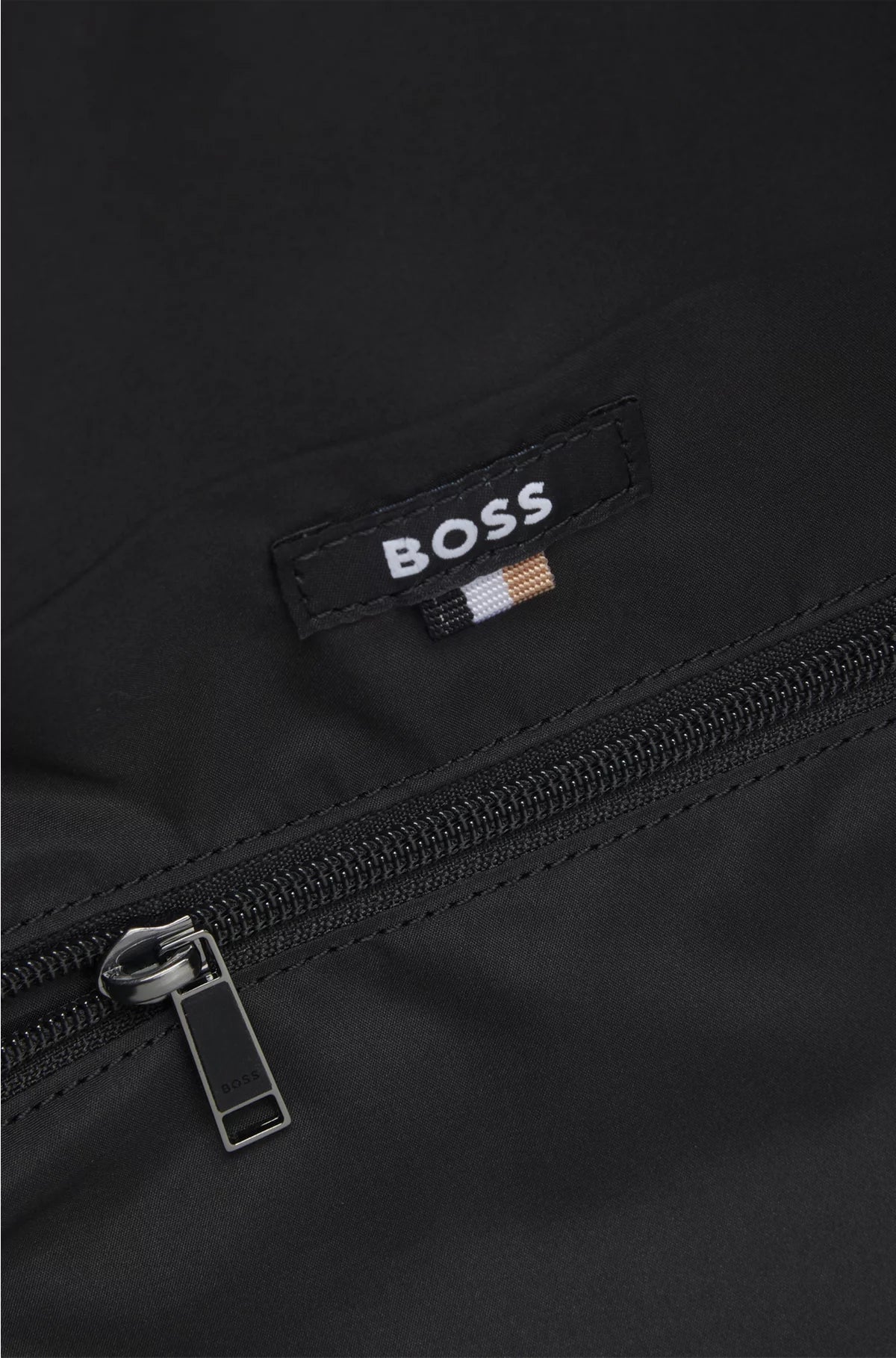 COATED-FABRIC HOLDALL WITH LOGO PATCH