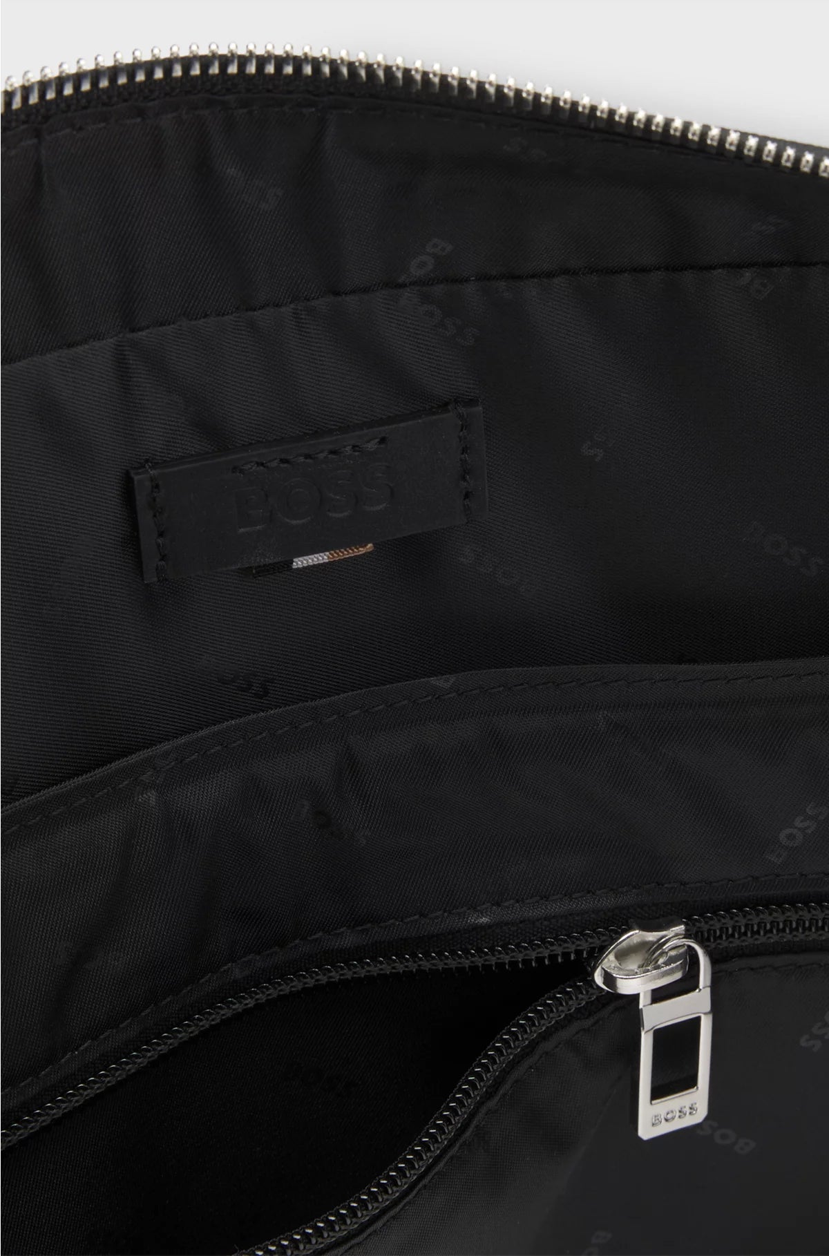 LEATHER DOCUMENT CASE WITH LOGO LETTERING