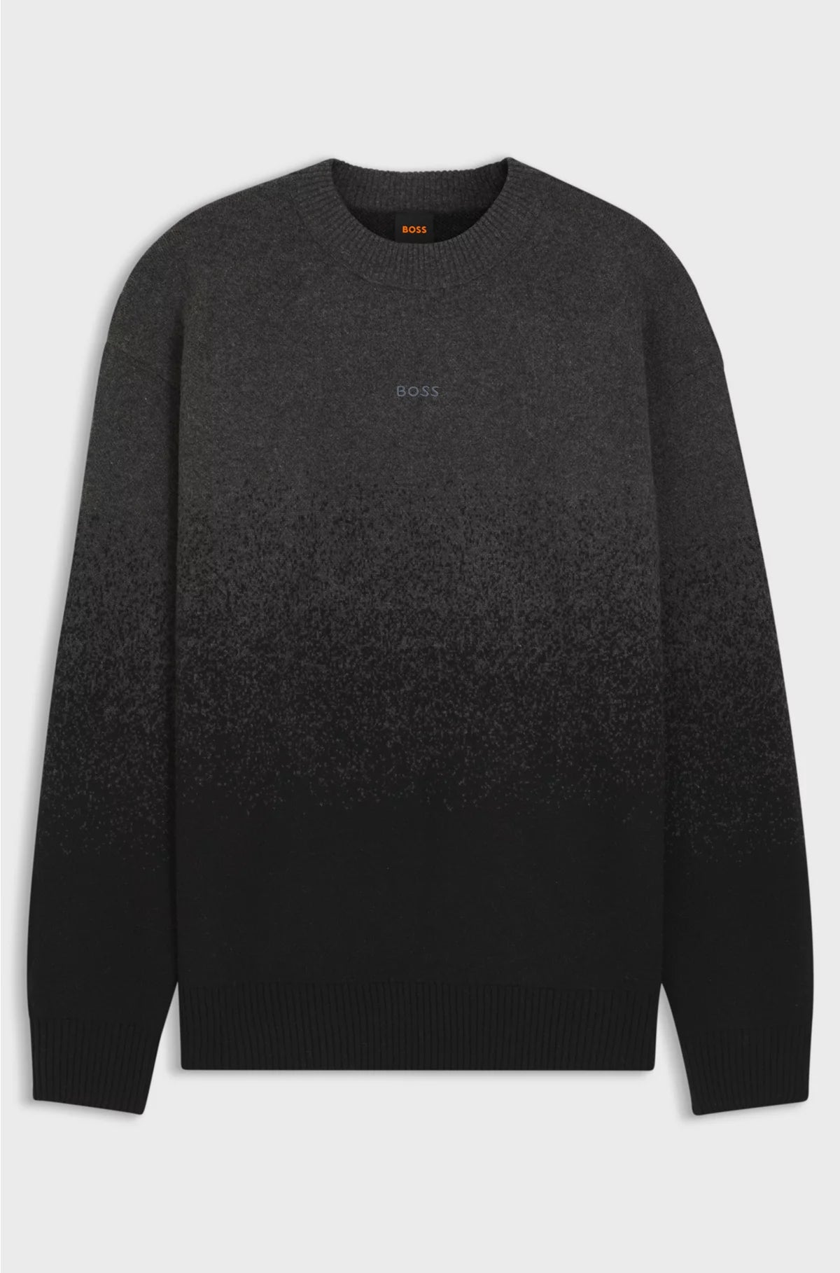 WOOL-BLEND SWEATER WITH DEGRADE PATTERN