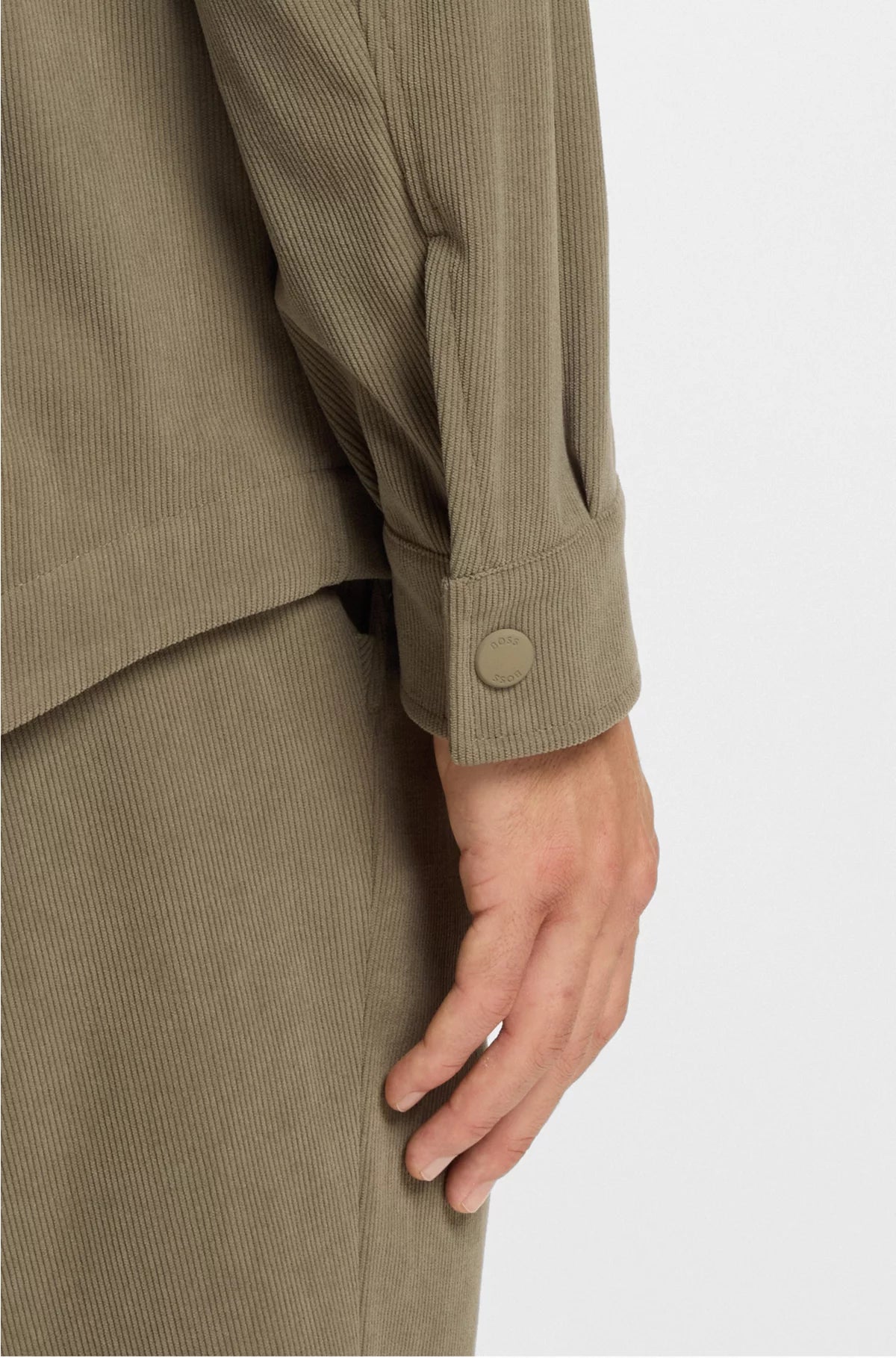 RELAXED-FIT JACKET IN PERFORMANCE CORDUROY