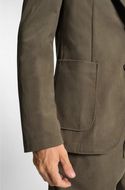 SLIM-FIT JACKET WITH INTEGRATED HOODIE
