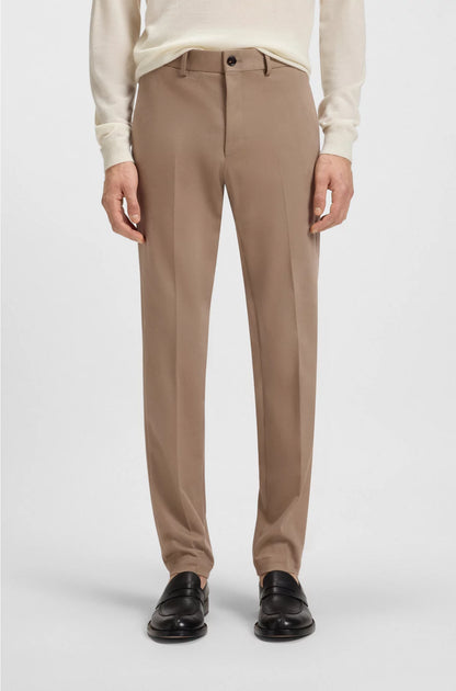 SLIM-FIT TROUSERS IN COTTON, CASHMERE AND STRETCH