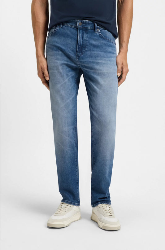 MAINE REGULAR-FIT JEANS IN BLUE COMFORT-STRETCH DENIM