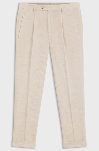RELAXED-FIT TROUSERS IN COTTON-ALPACA CORDUROY