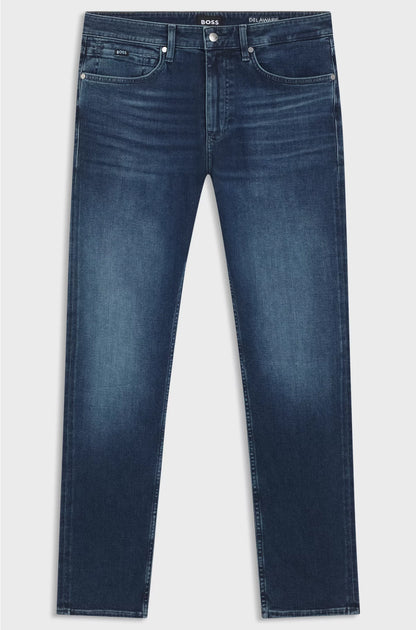DELAWARE SLIM-FIT JEANS IN BLUE SOFT-TOUCH DENIM