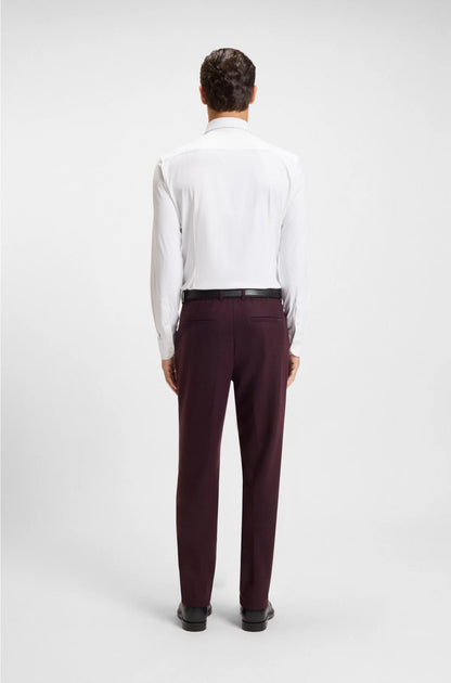 SLIM-FIT SHIRT IN BRUSHED STRETCH FLANNEL