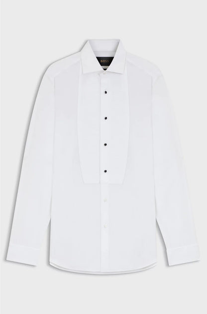 SLIM-FIT SHIRT IN ITALIAN-MADE COTTON POPLIN
