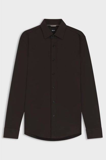 SLIM-FIT SHIRT IN MERCERISED COTTON