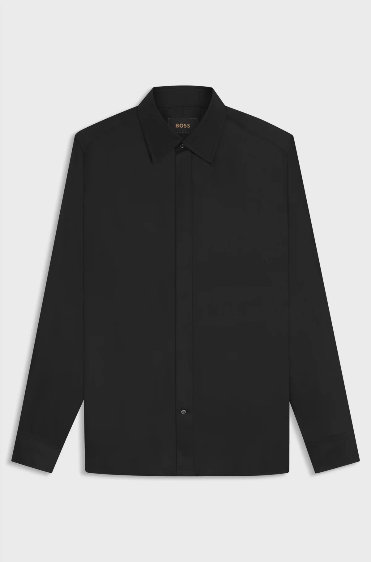 SLIM-FIT SHIRT IN ITALIAN-MADE SILK TWILL