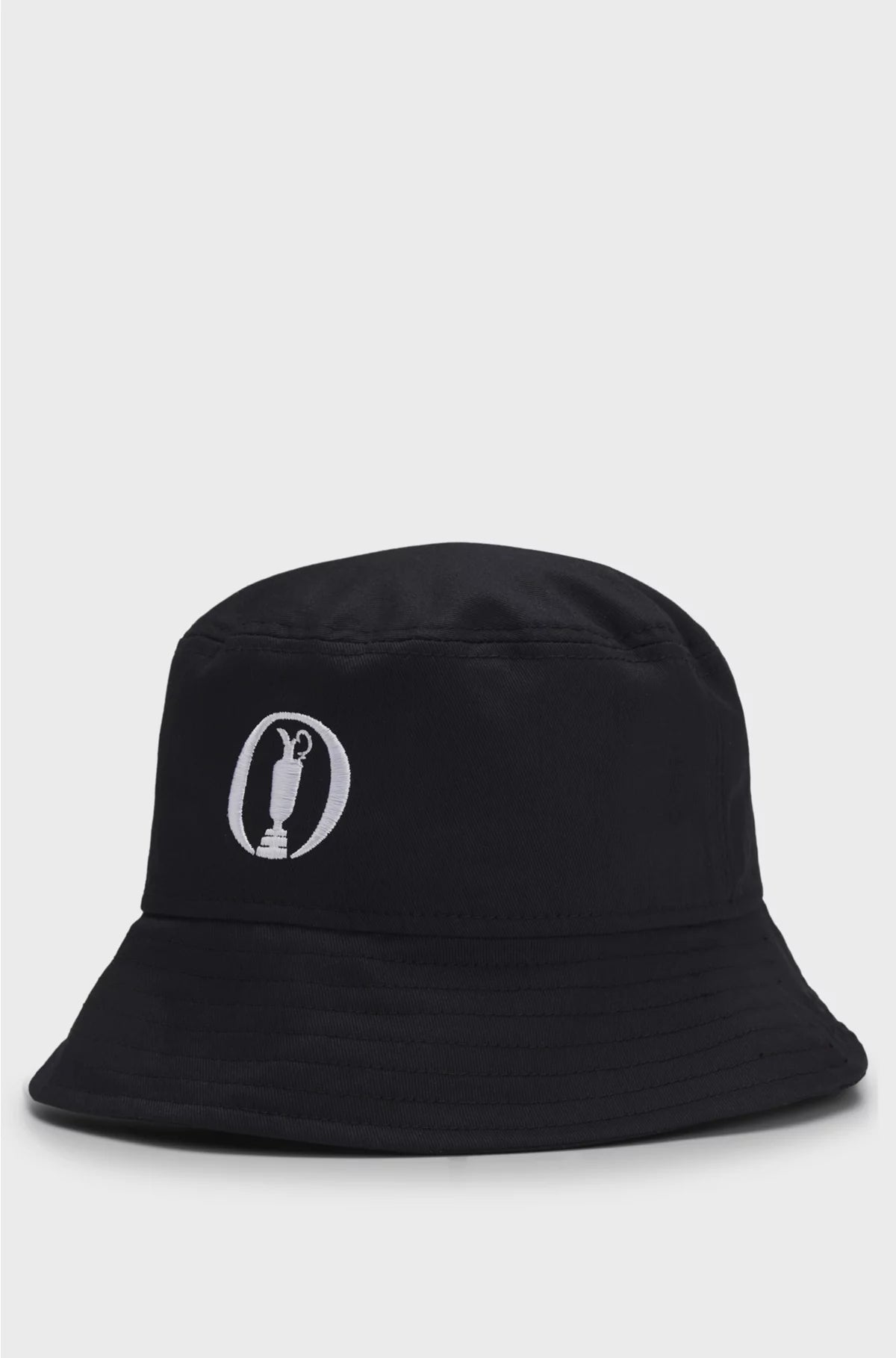 THE OPEN COTTON BUCKET HAT WITH EMBROIDERED BRANDING