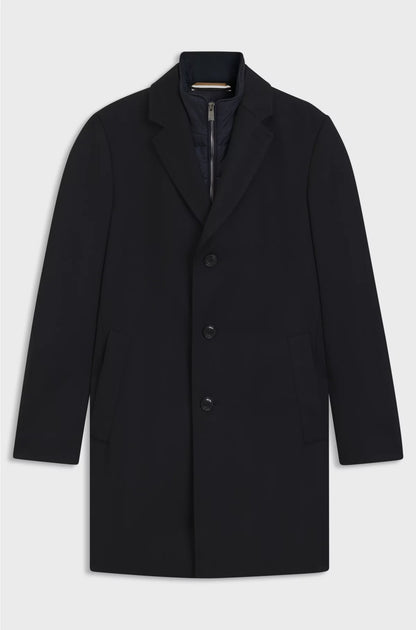 SLIM-FIT WATER-REPELLENT COAT WITH DETACHABLE INNER