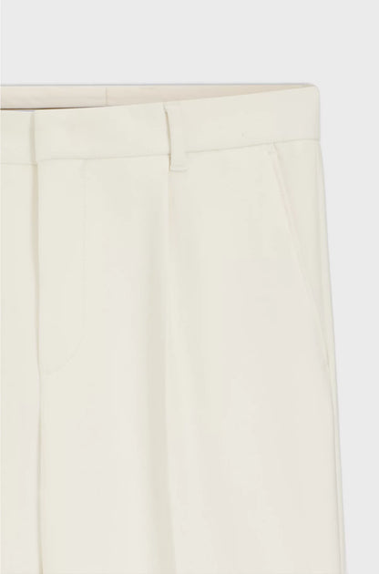TAPERED-FIT TROUSERS IN STRETCH FABRIC