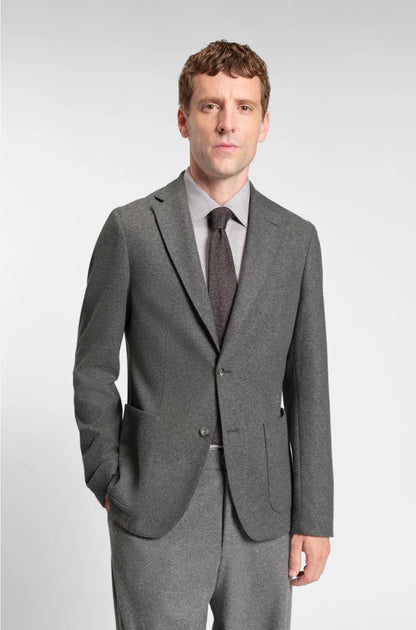 SLIM-FIT BLAZER IN BRUSHED STRETCH FLANNEL