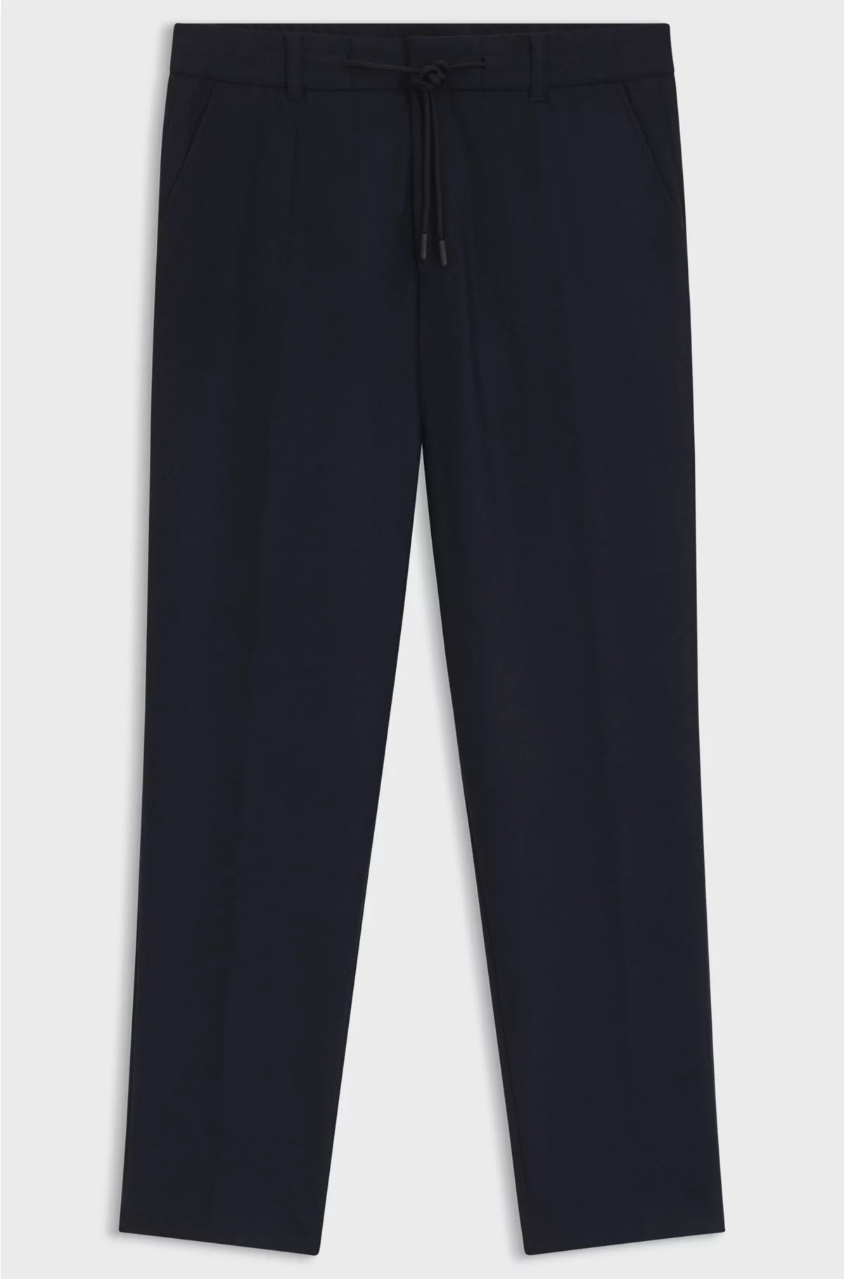 TAPERED-FIT TROUSERS IN BRUSHED STRETCH FLANNEL