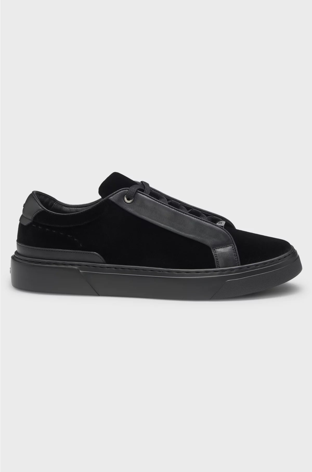 GARY TRAINERS WITH LEATHER TRIMS